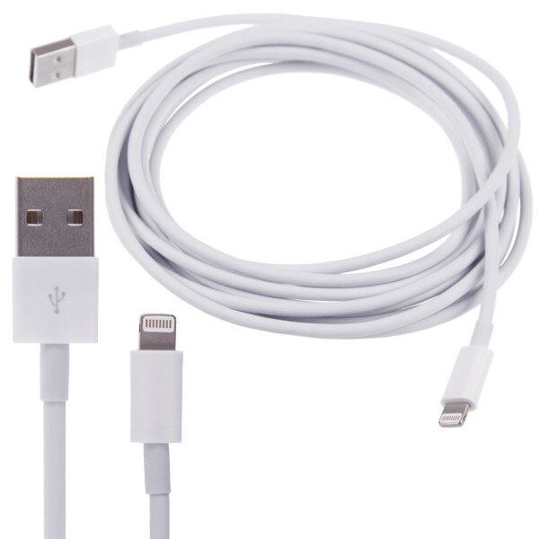 iPhone 5/5S/5C/6/6S/7/7S kabel 2 M.