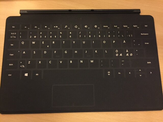 Surface 1 touch tastatur